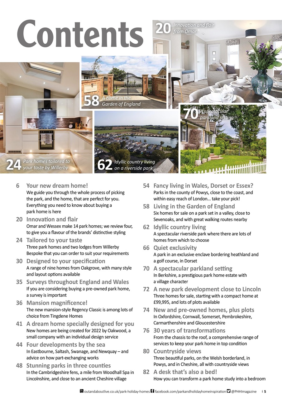 Buying your Perfect Park Home Preview Pages