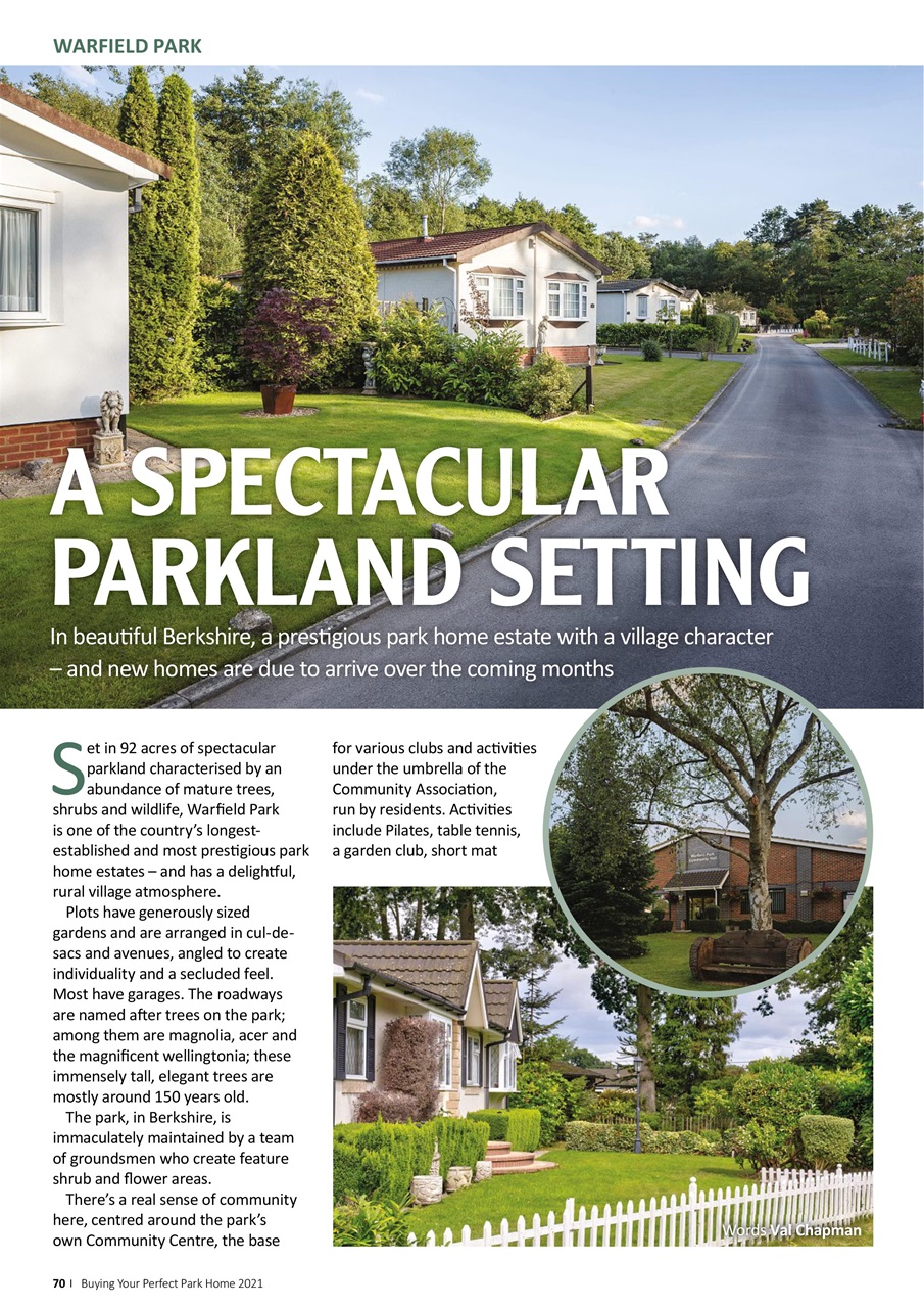 Buying your Perfect Park Home Preview Pages