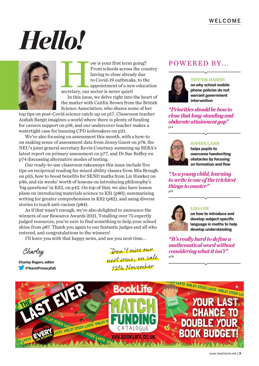 Teach Primary Preview Pages