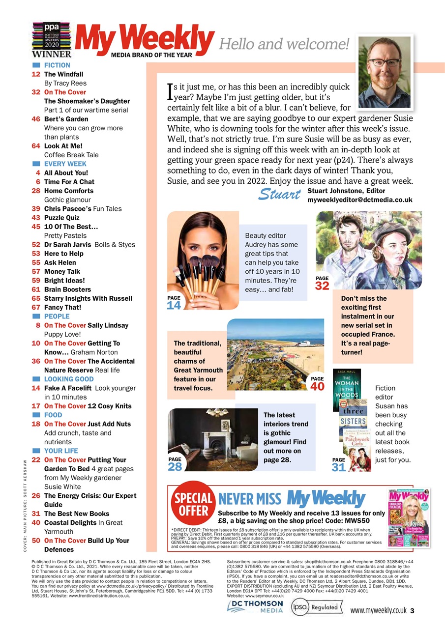 My Weekly Preview Pages