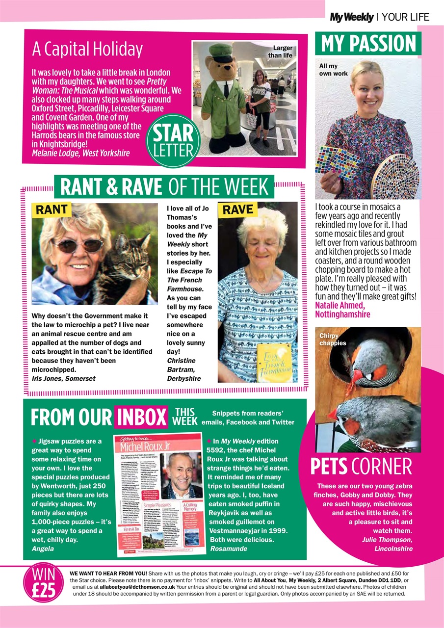 My Weekly Preview Pages