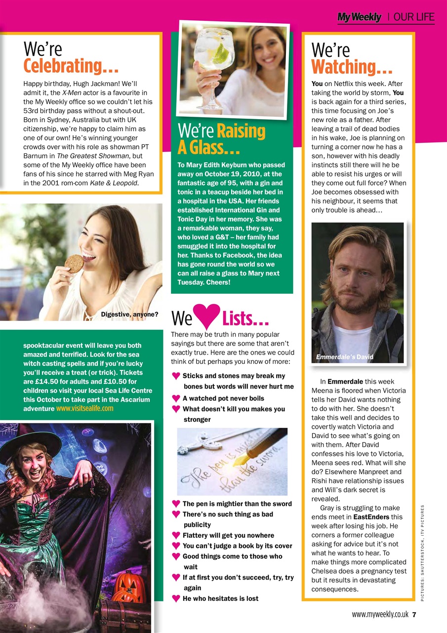 My Weekly Preview Pages