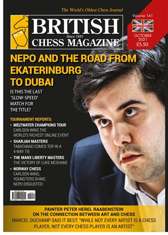 British Chess Magazine issue October 2021