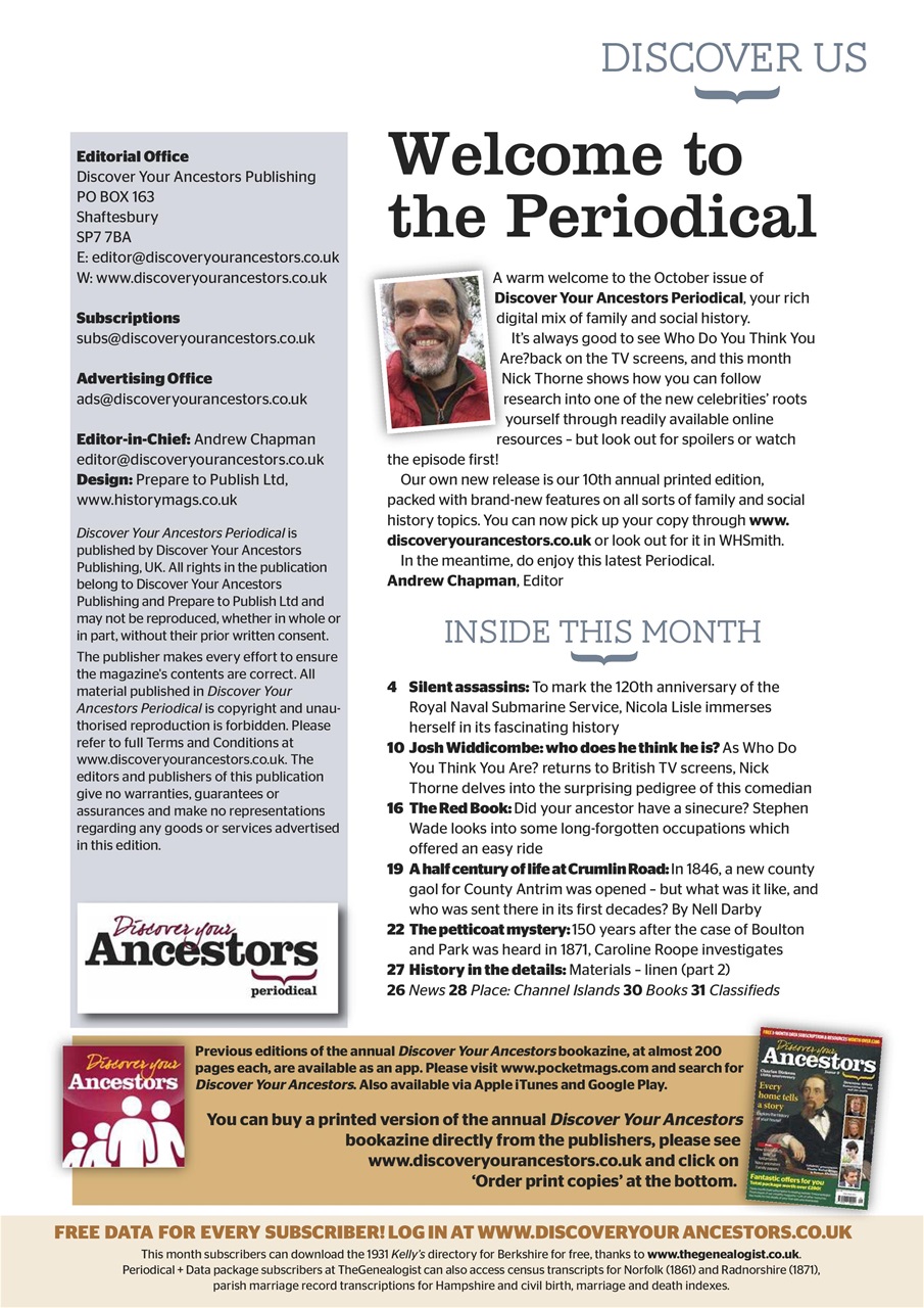 Discover Your Ancestors Preview Pages