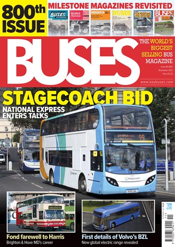Buses Magazine issue  November 2021
