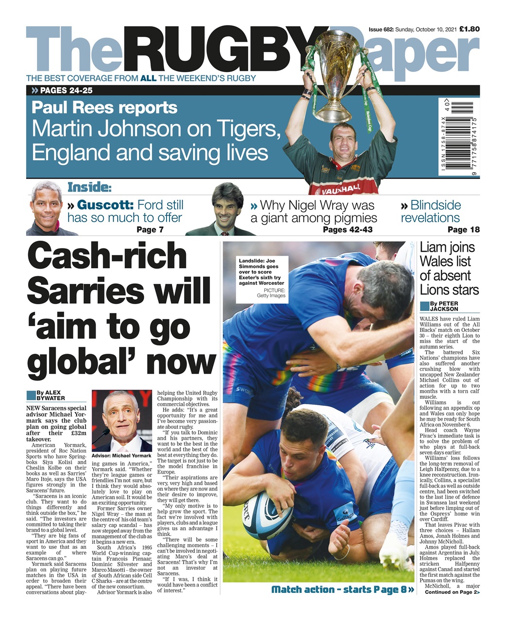 The Rugby Paper Preview Pages
