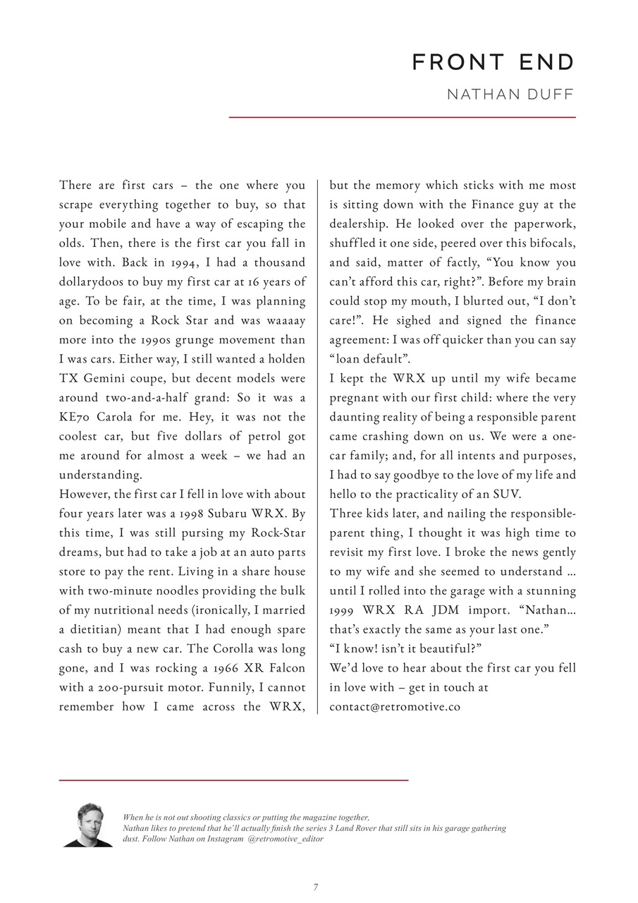 Retromotive Preview Pages