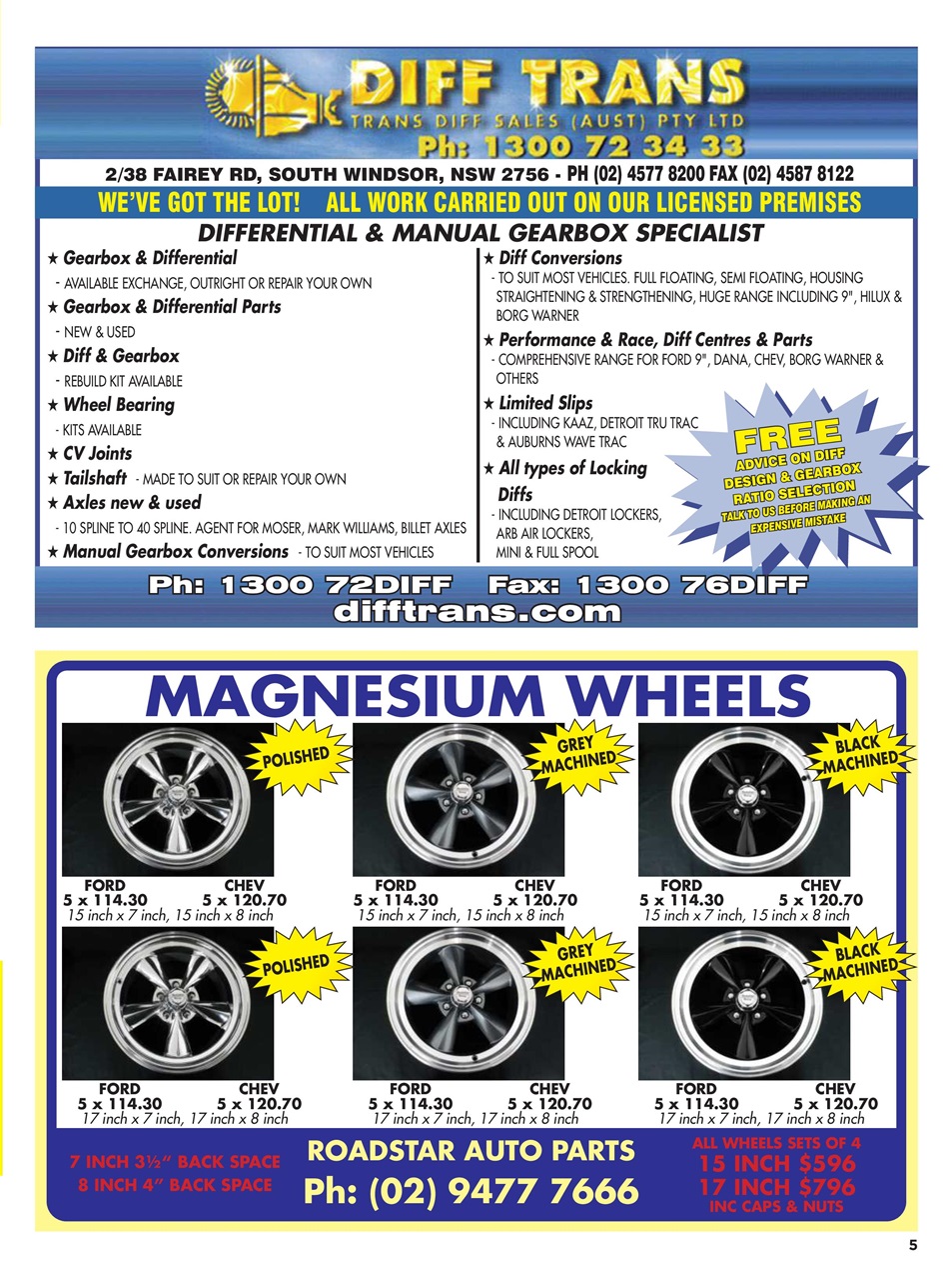 JUST PARTS Preview Pages