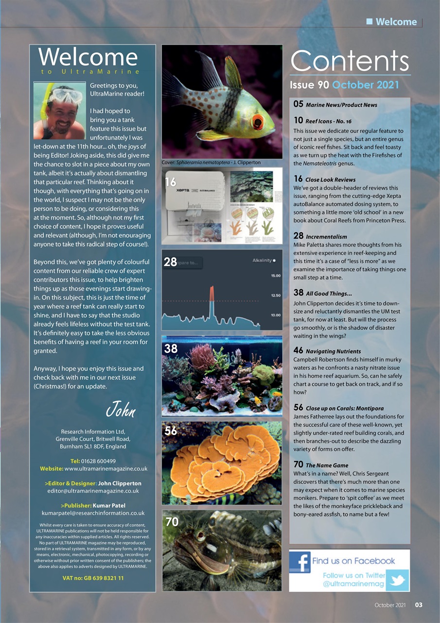 UltraMarine Magazine Preview Pages