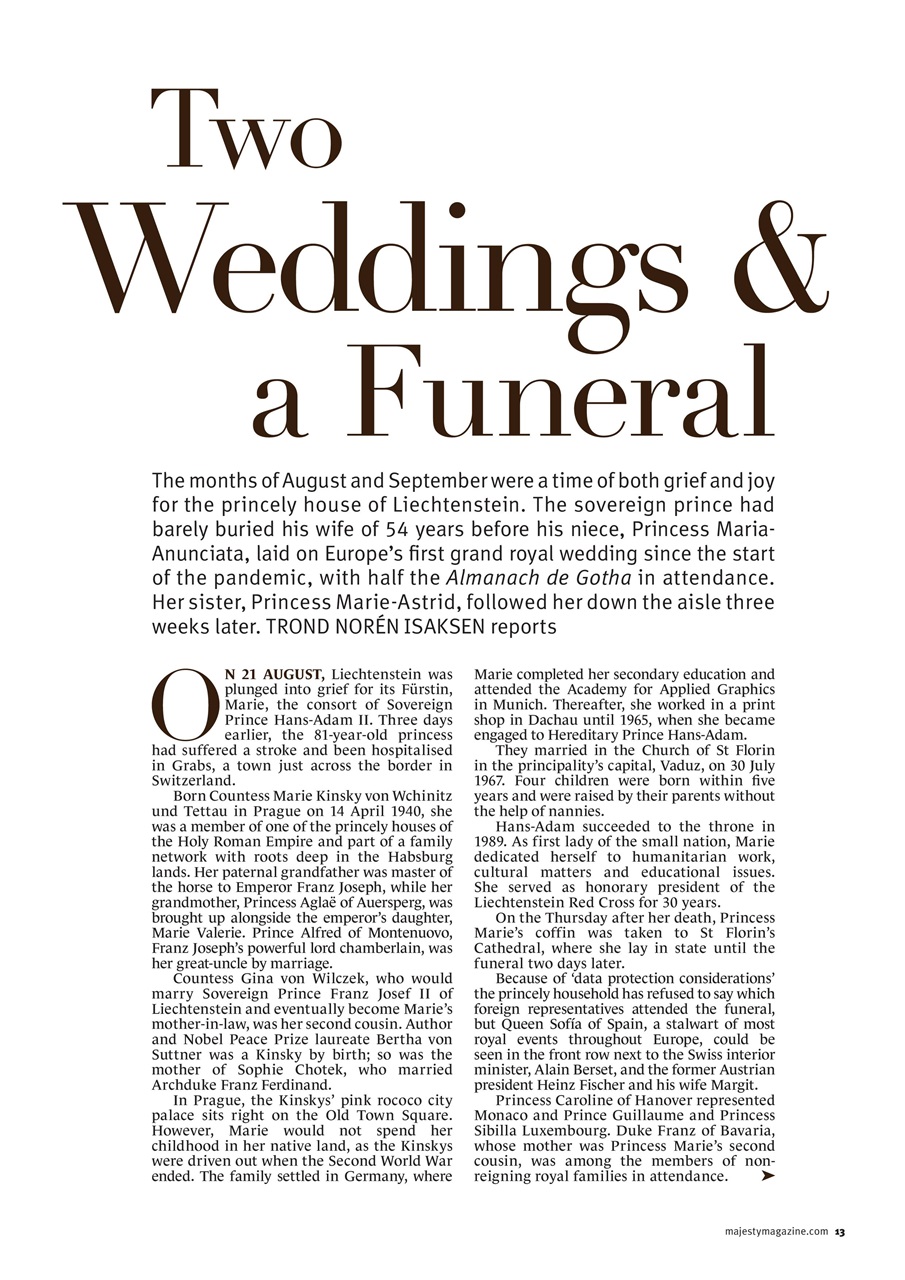 Majesty Magazine Preview Pages