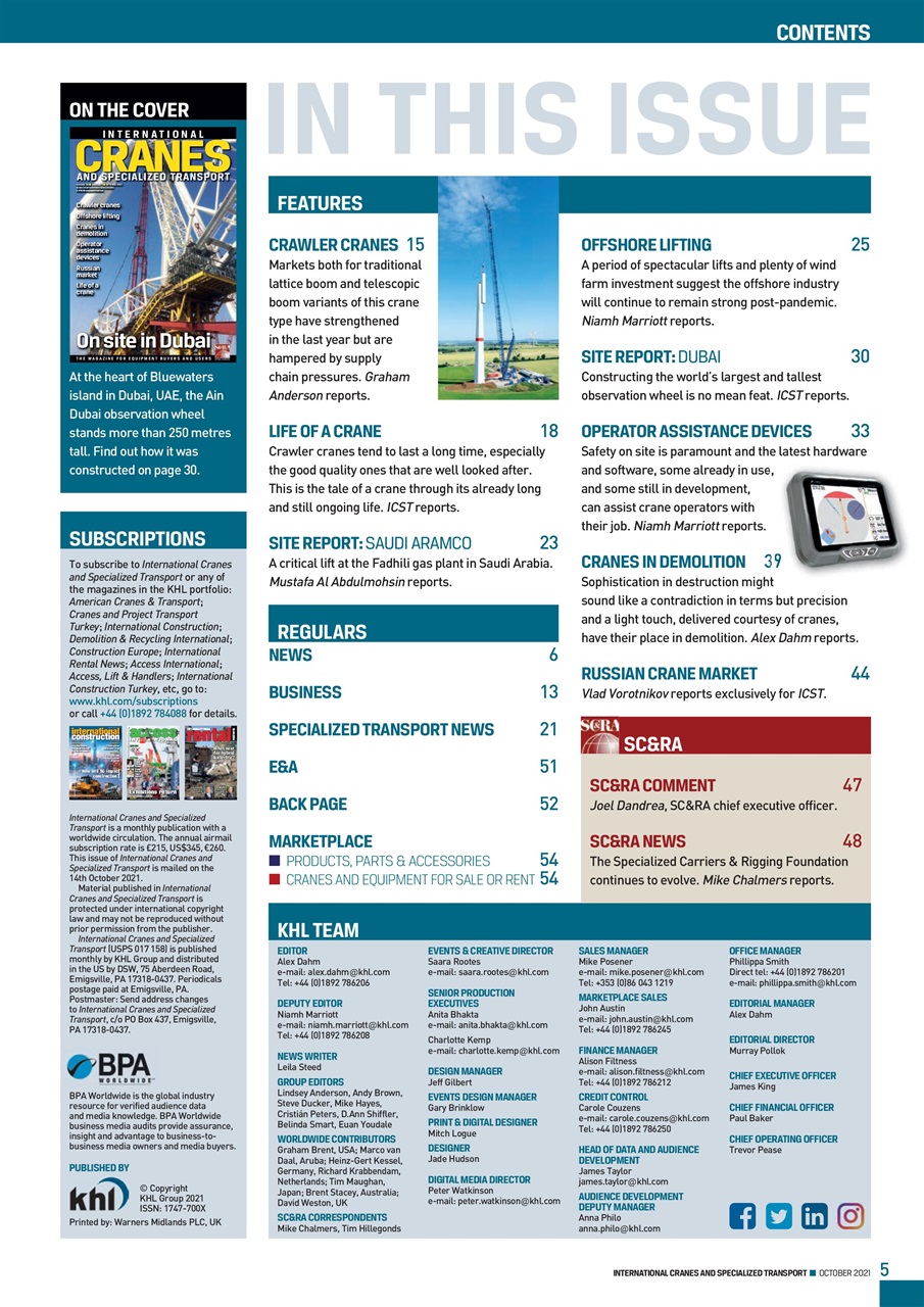 Int. Cranes and Specialized Transp Preview Pages