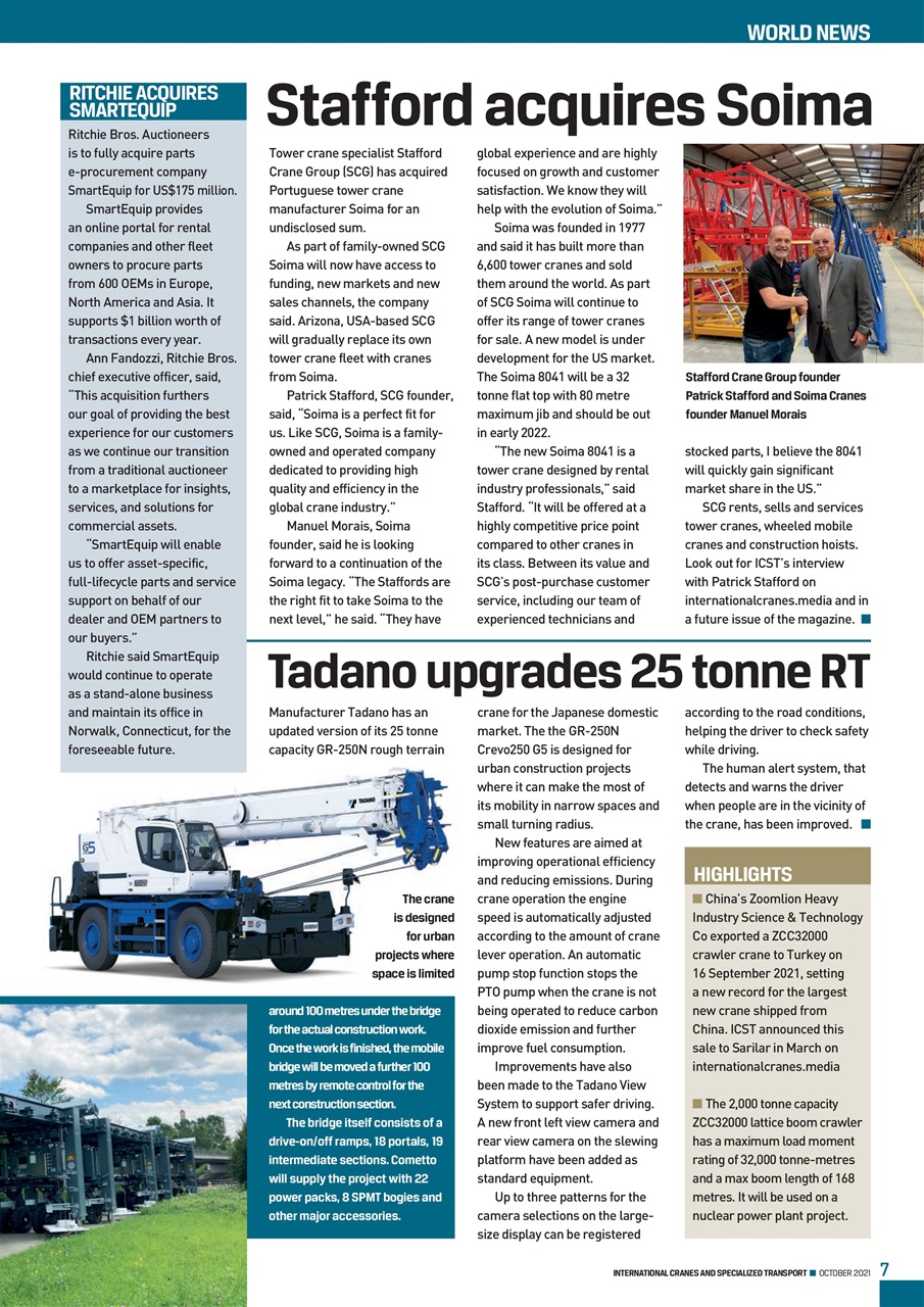 Int. Cranes and Specialized Transp Preview Pages