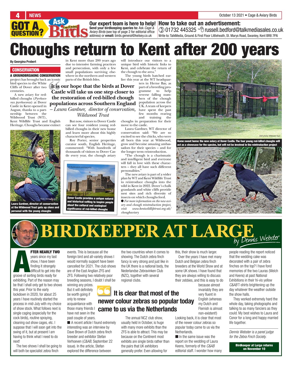 Cage & Aviary Birds Preview Pages