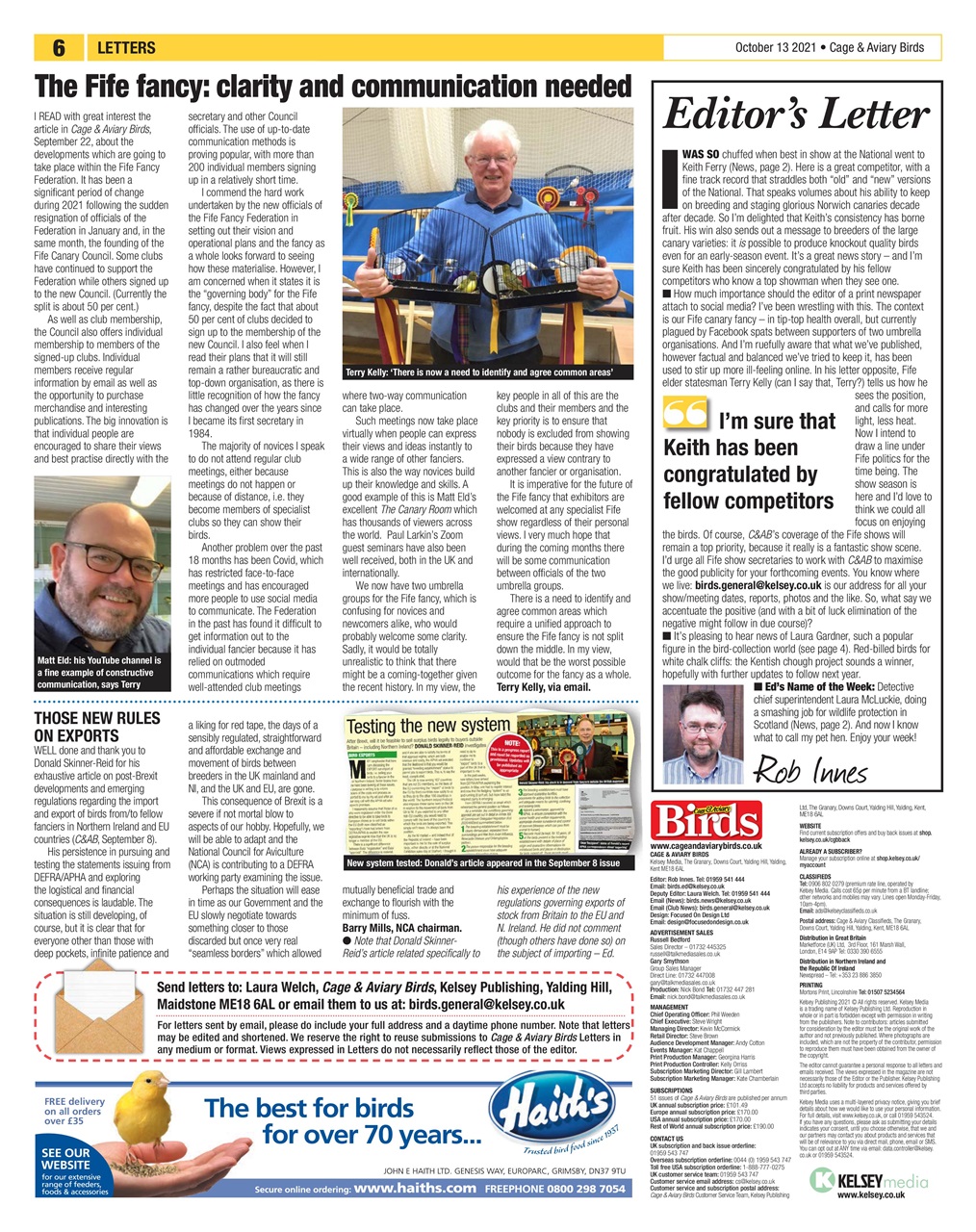 Cage & Aviary Birds Preview Pages