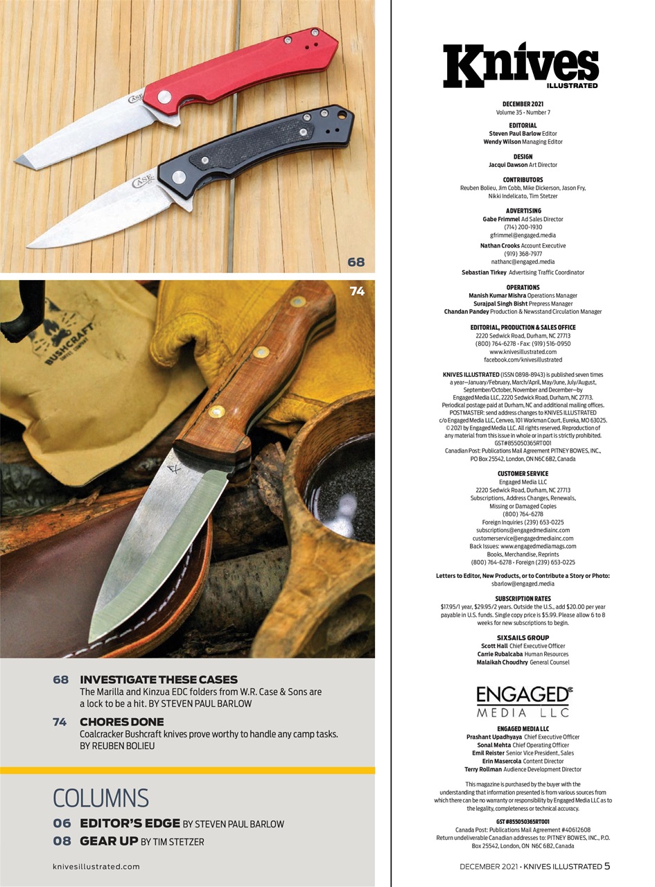Knives Illustrated Preview Pages