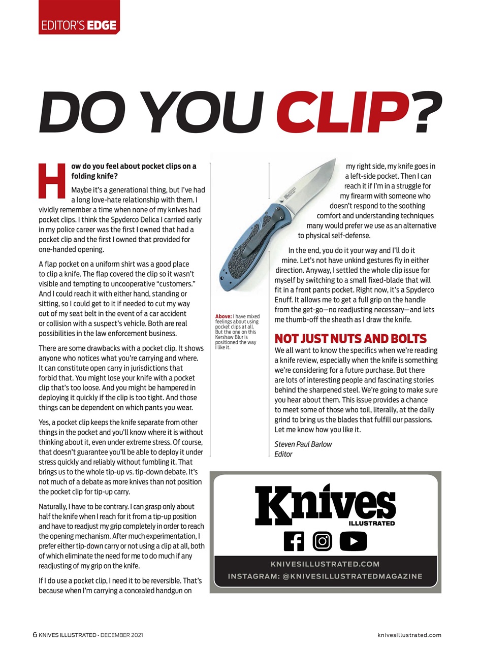 Knives Illustrated Preview Pages