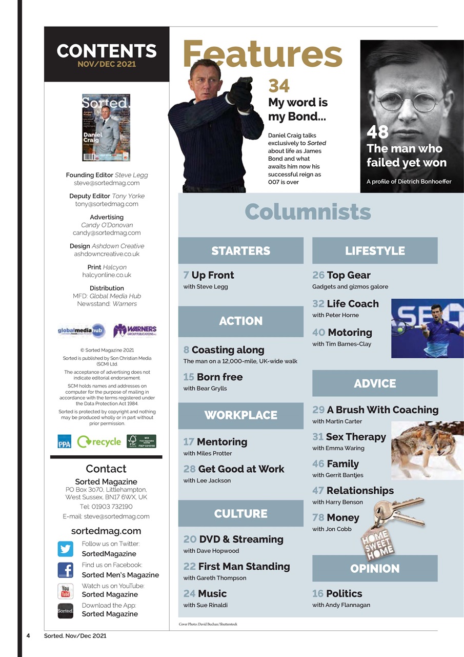 Sorted Magazine – The men's mag with morals Preview Pages