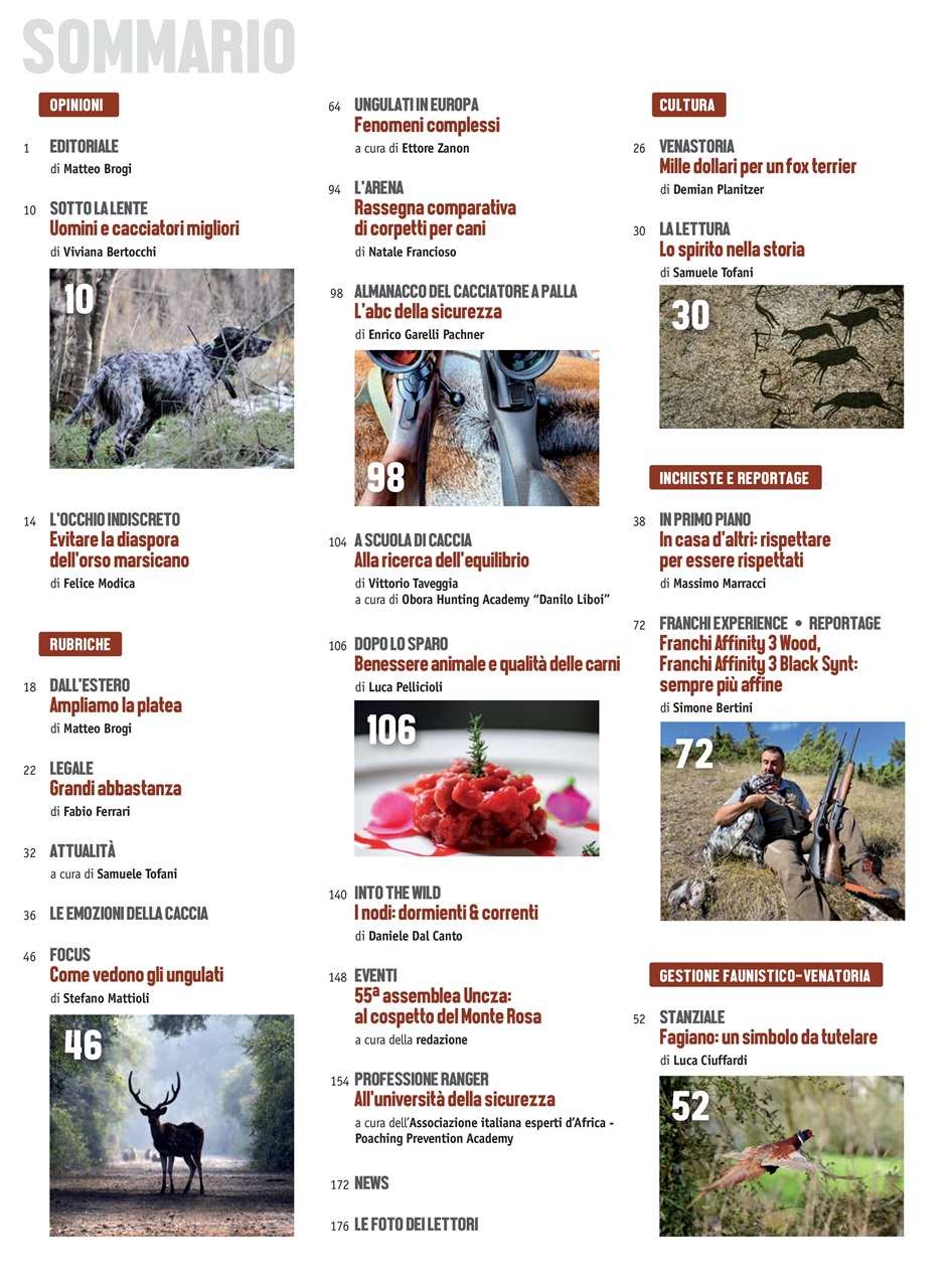 Caccia Magazine Preview Pages