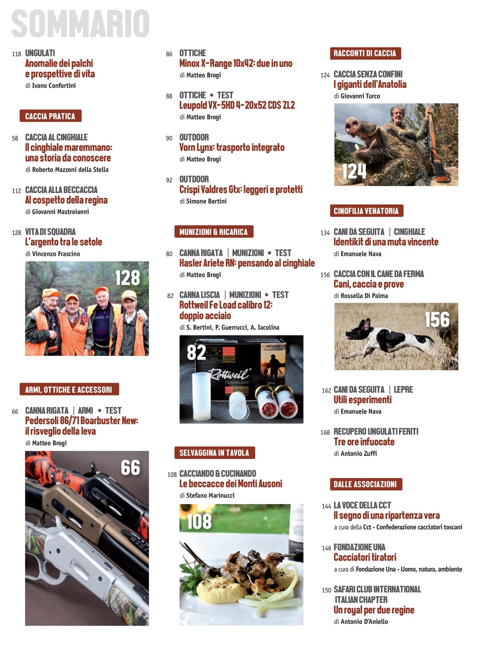 Caccia Magazine Preview Pages