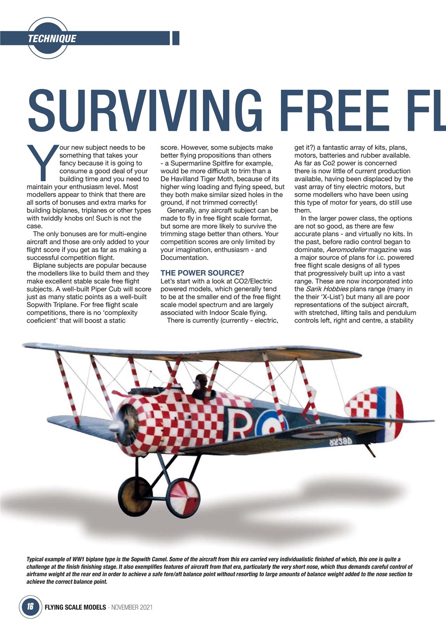 Radio Control Model Flyer Preview Pages