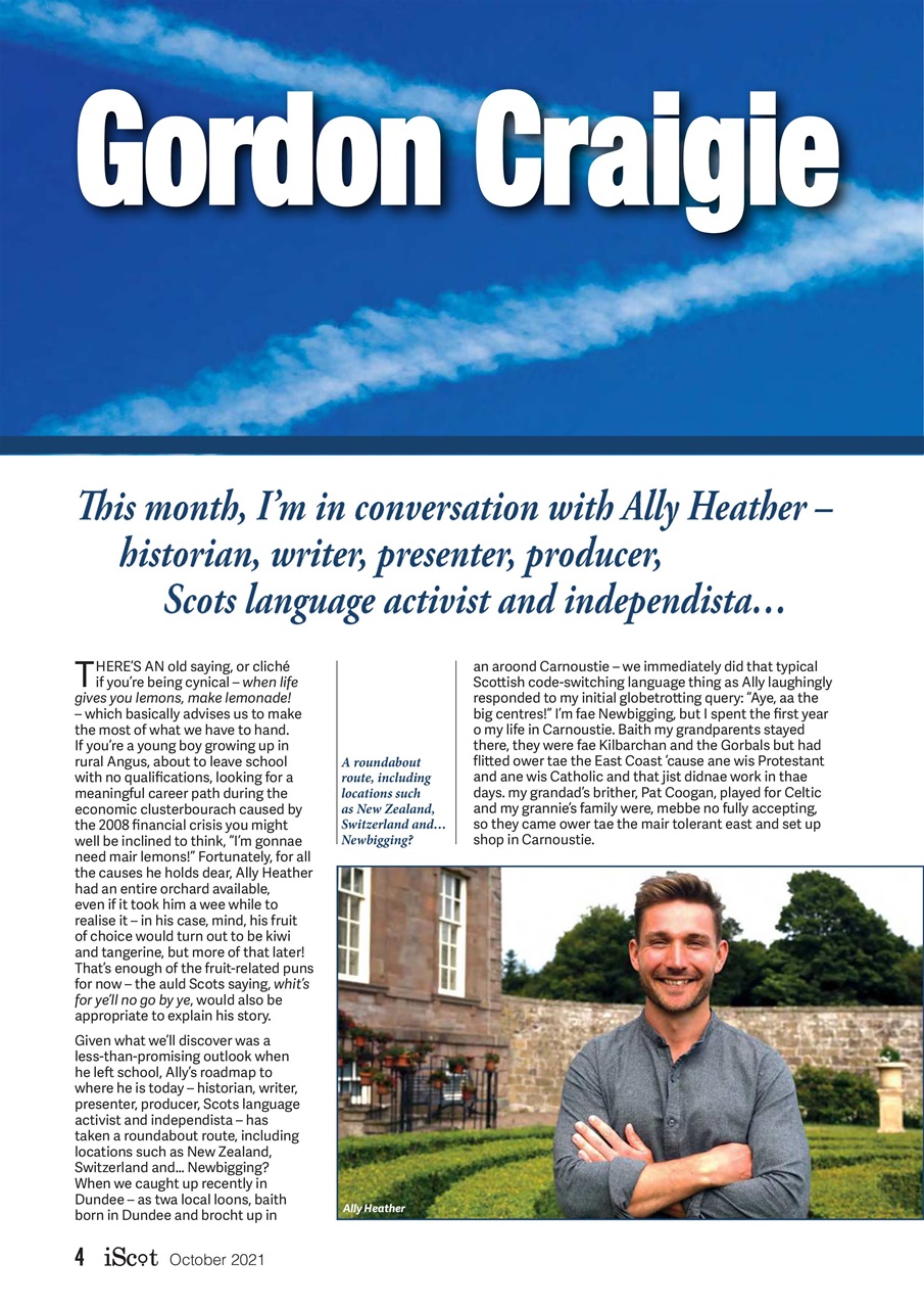 iScot Magazine Preview Pages