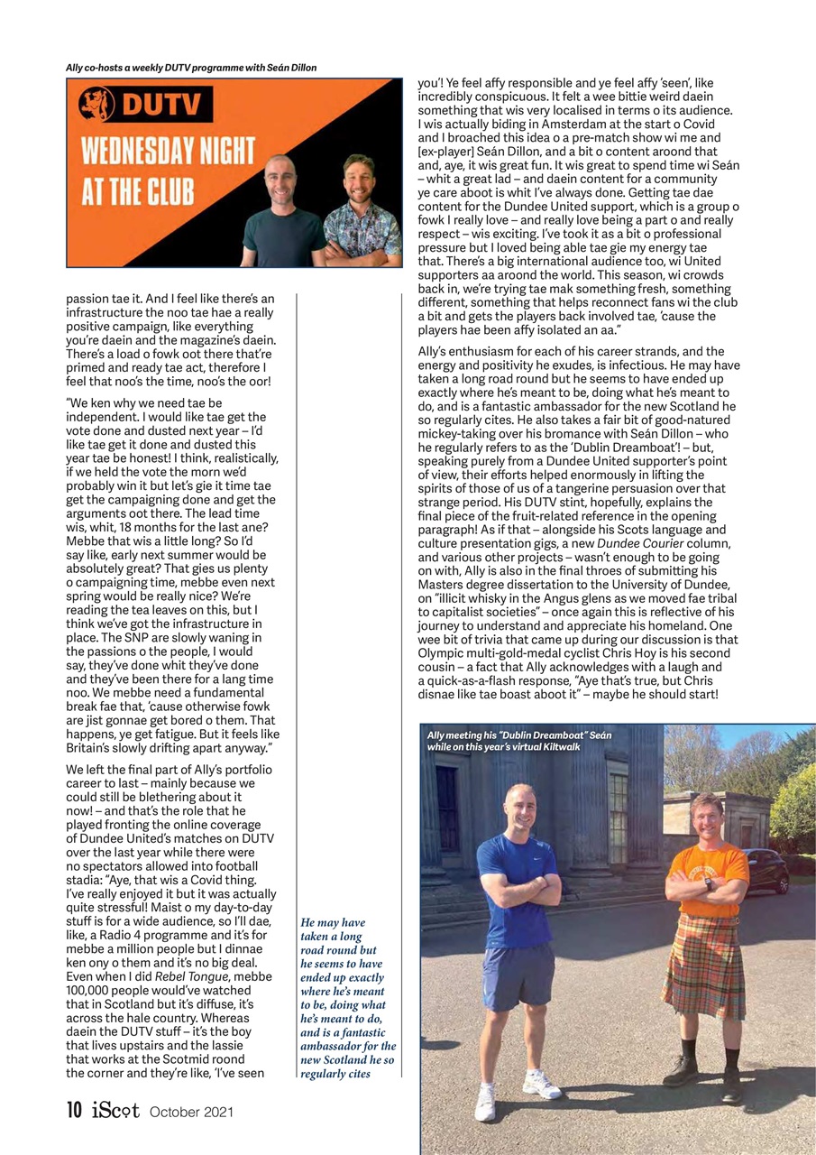 iScot Magazine Preview Pages