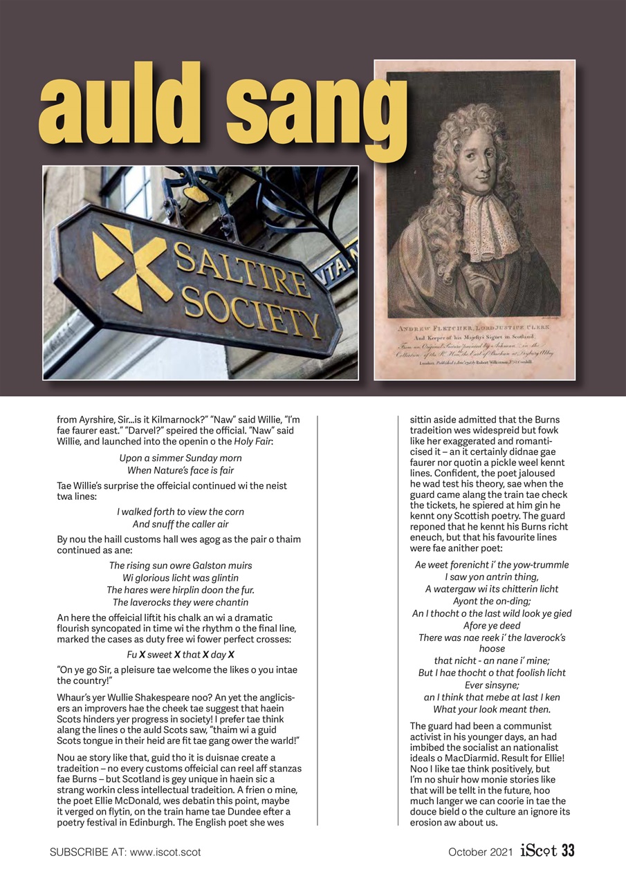 iScot Magazine Preview Pages