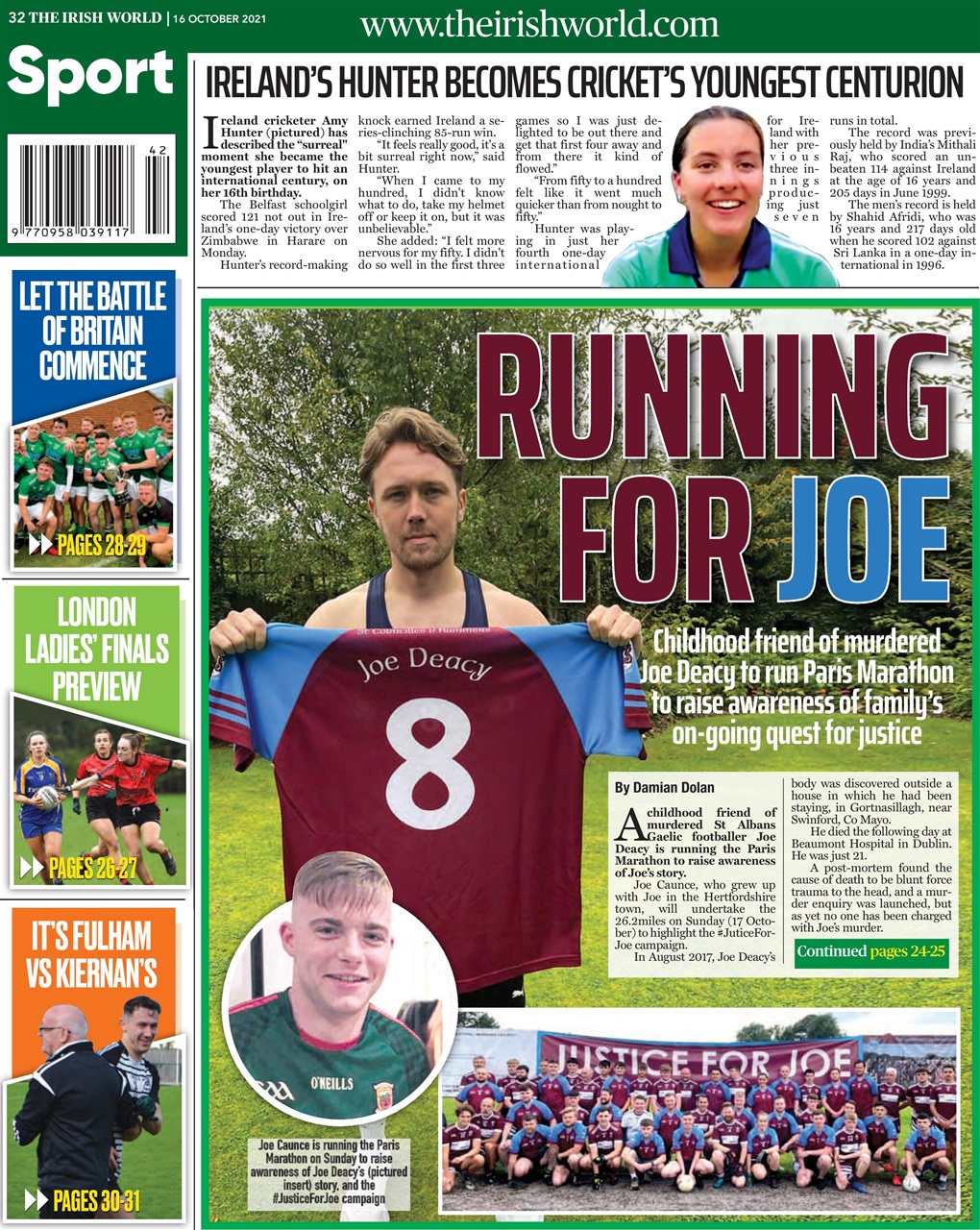 Irish World Preview Pages