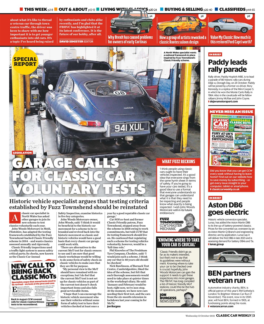 Classic Car Weekly Preview Pages