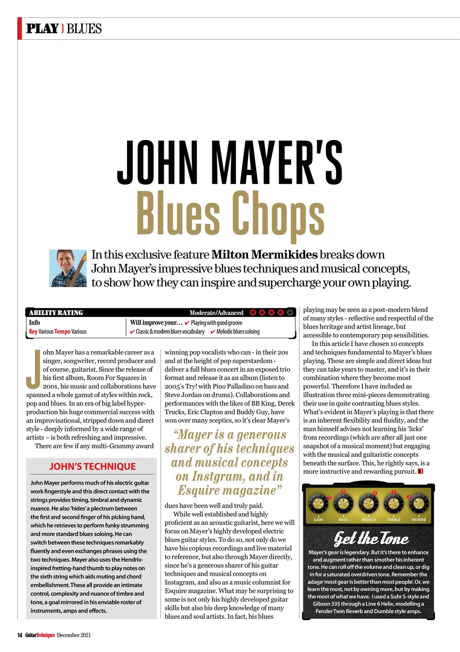 Guitar Techniques Preview Pages