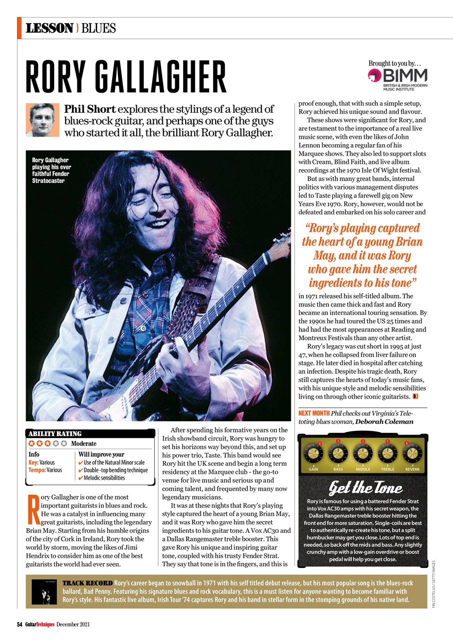 Guitar Techniques Preview Pages