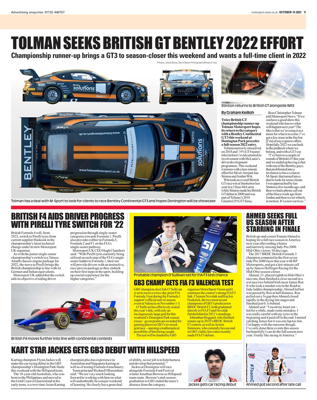 Motorsport News Preview Pages