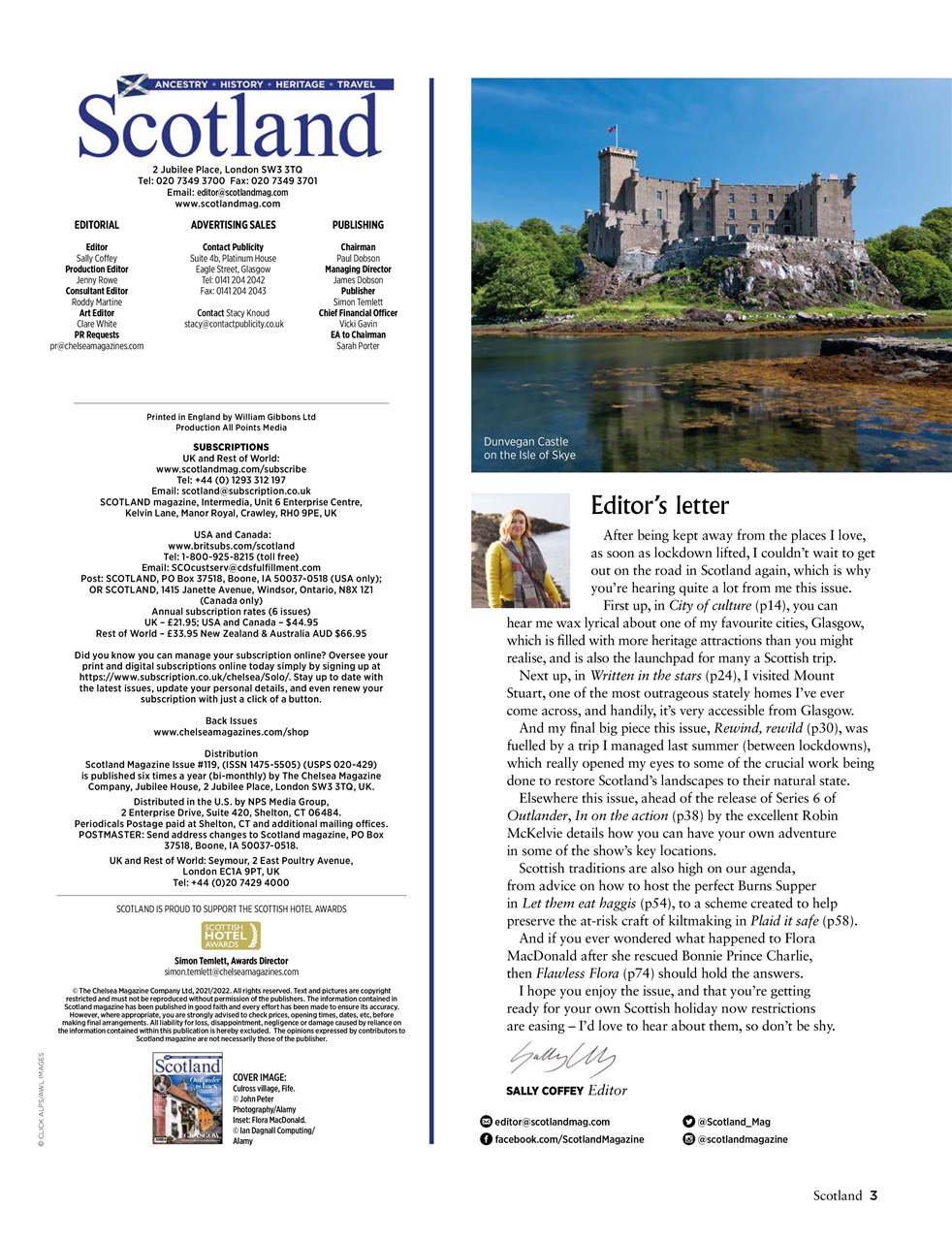 Scotland Magazine Preview Pages