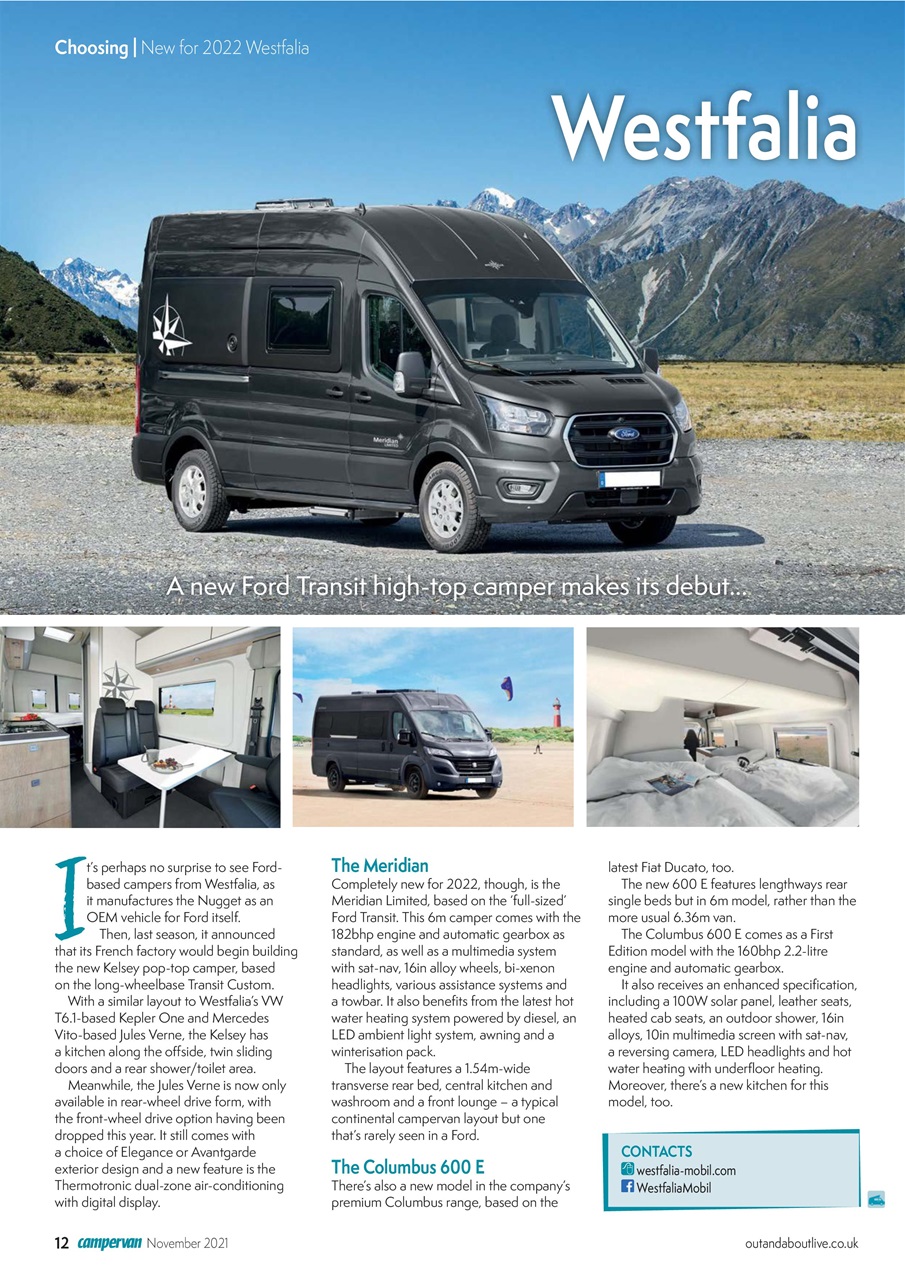 Campervan Preview Pages
