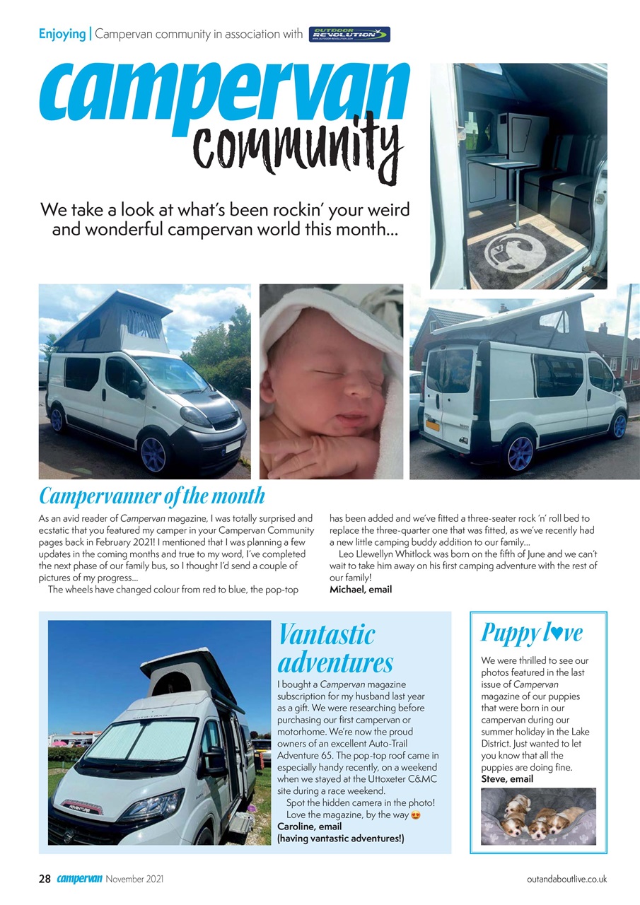 Campervan Preview Pages
