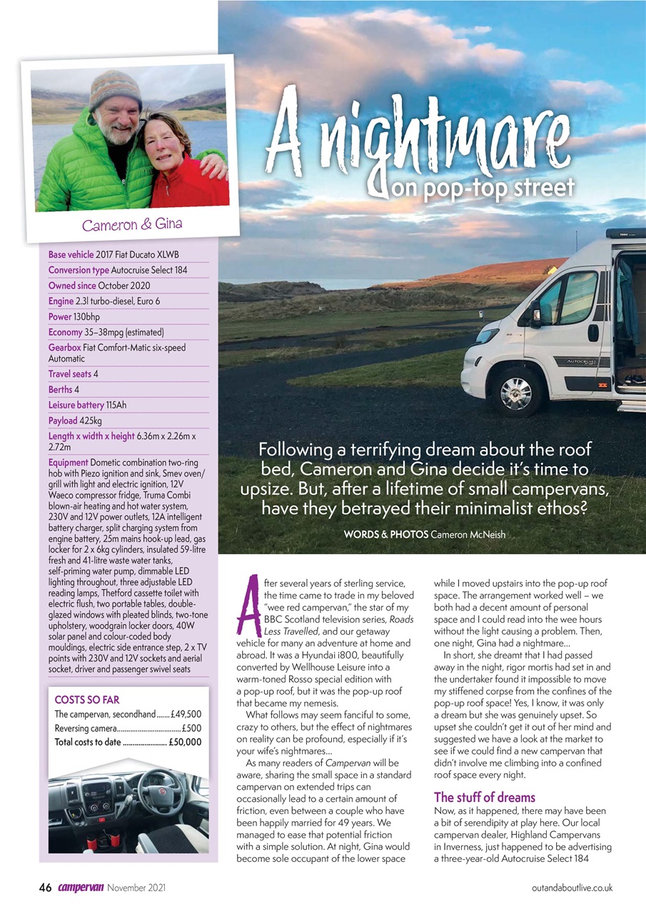 Campervan Preview Pages