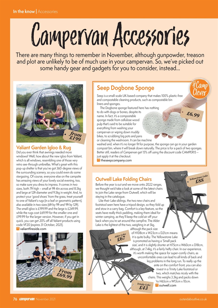 Campervan Preview Pages