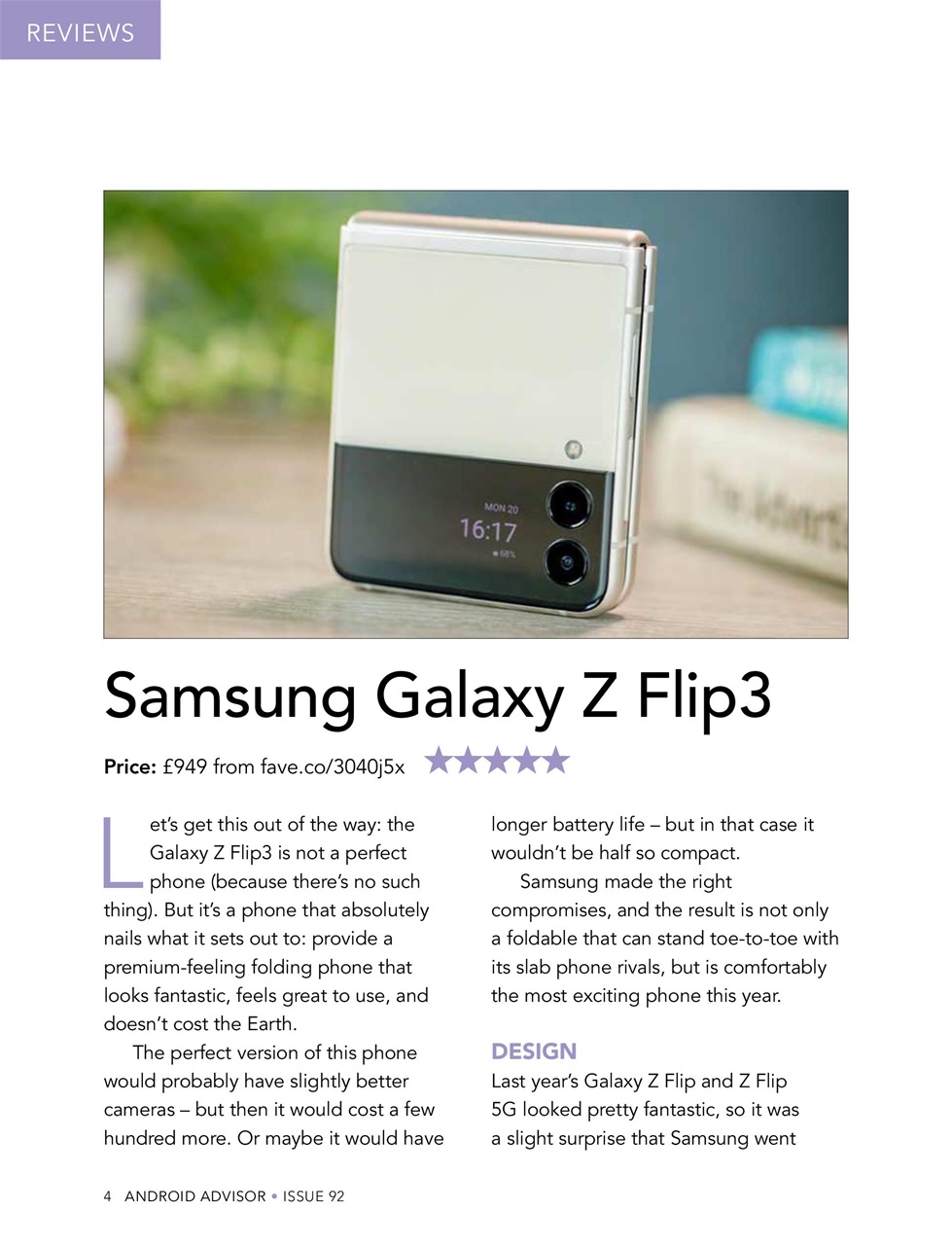 Android Advisor Preview Pages