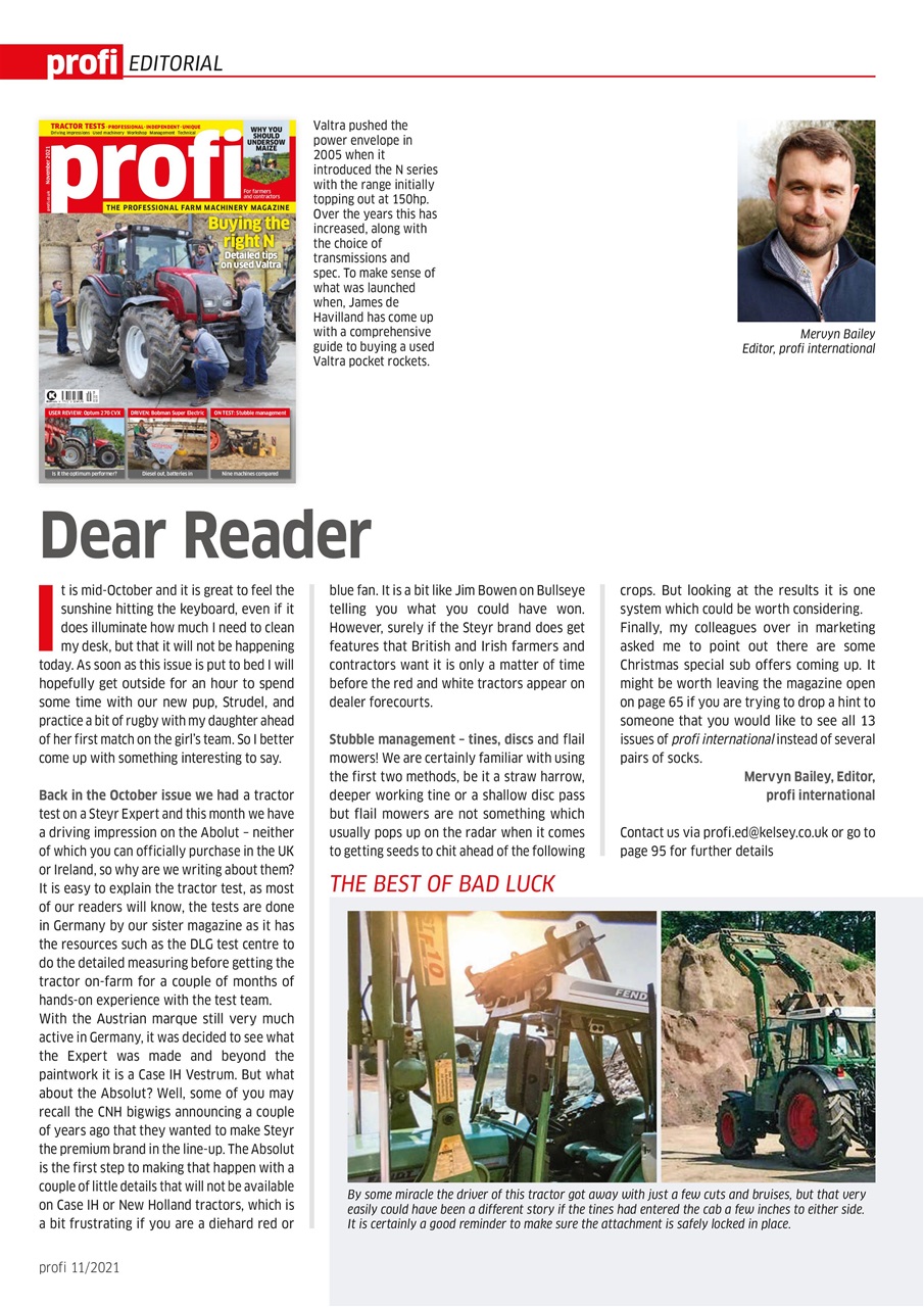 Profi International Preview Pages
