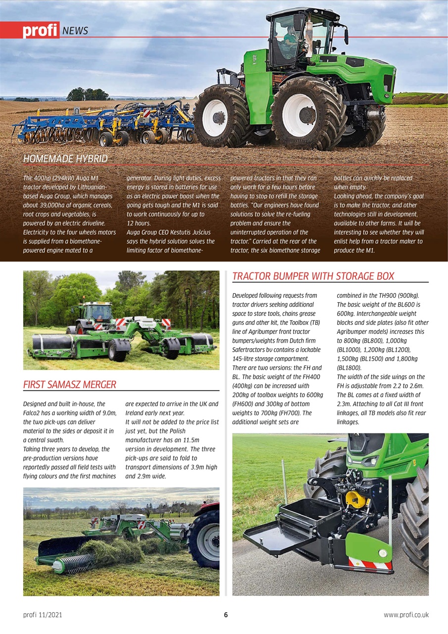 Profi International Preview Pages