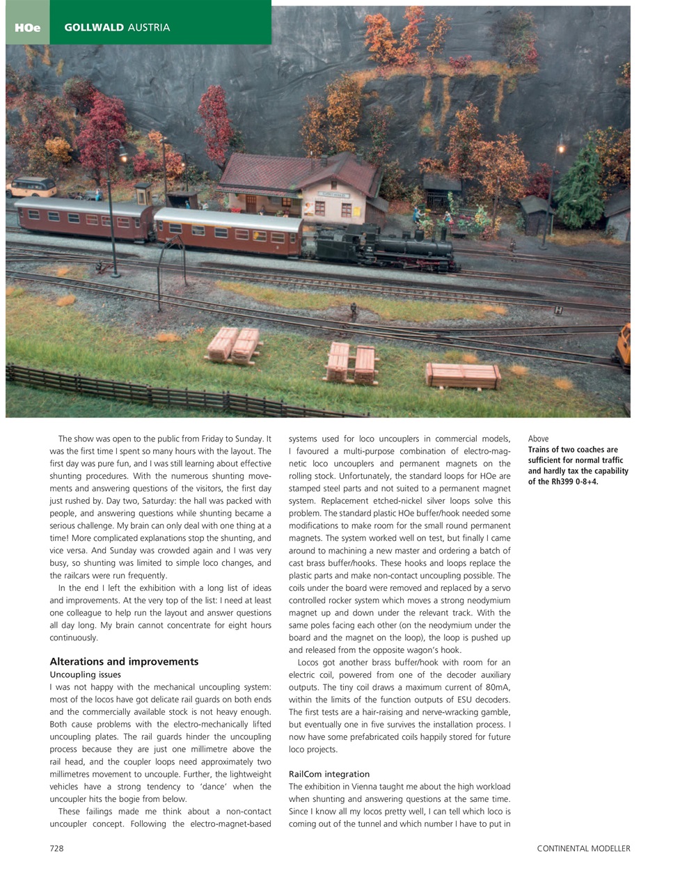Continental Modeller Preview Pages