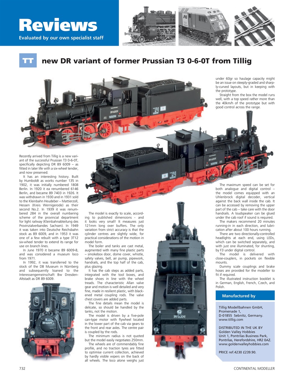 Continental Modeller Preview Pages
