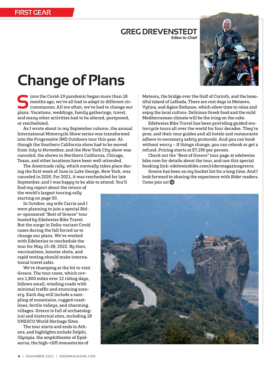 Rider Magazine Preview Pages