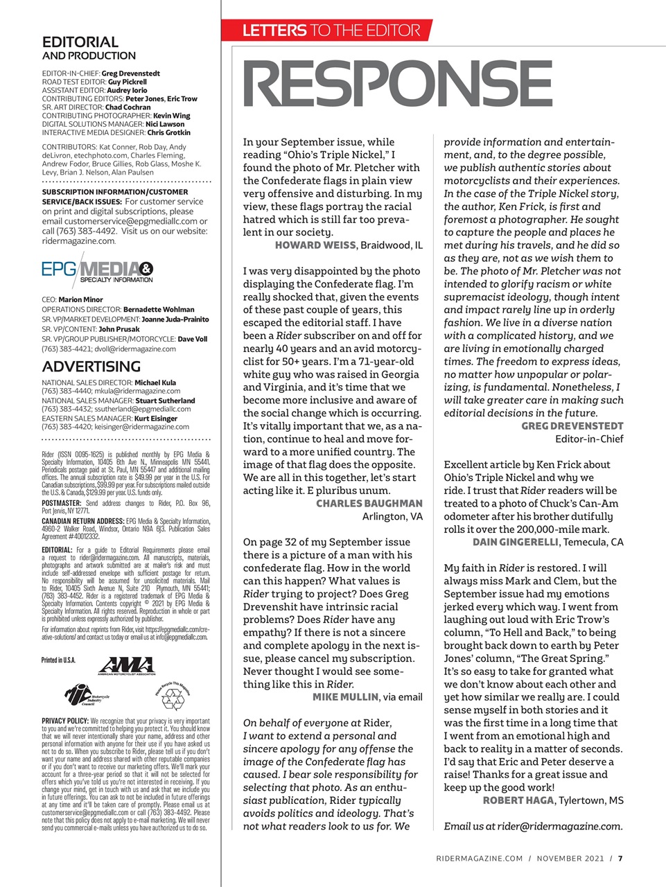 Rider Magazine Preview Pages