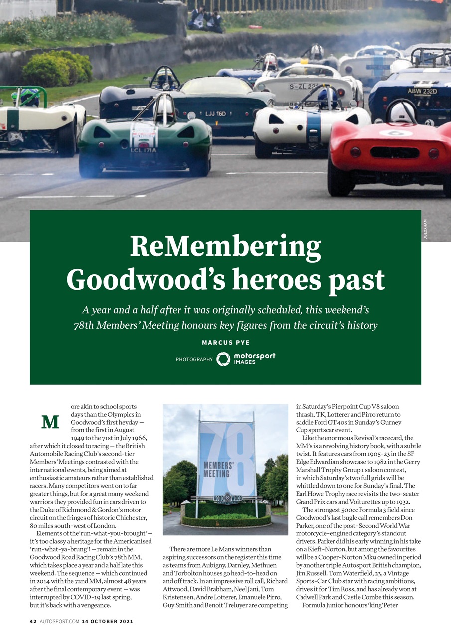 Autosport Preview Pages