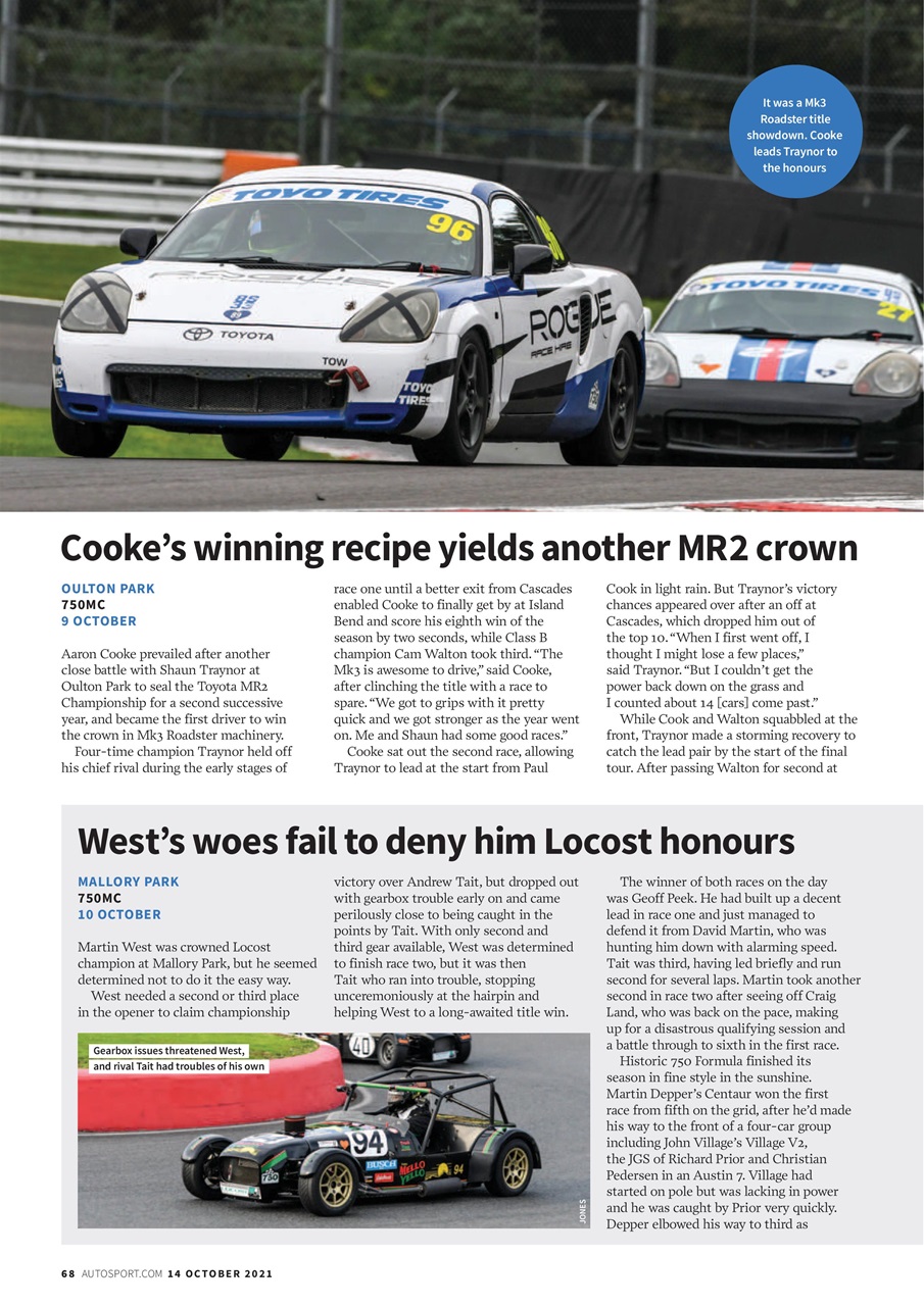 Autosport Preview Pages