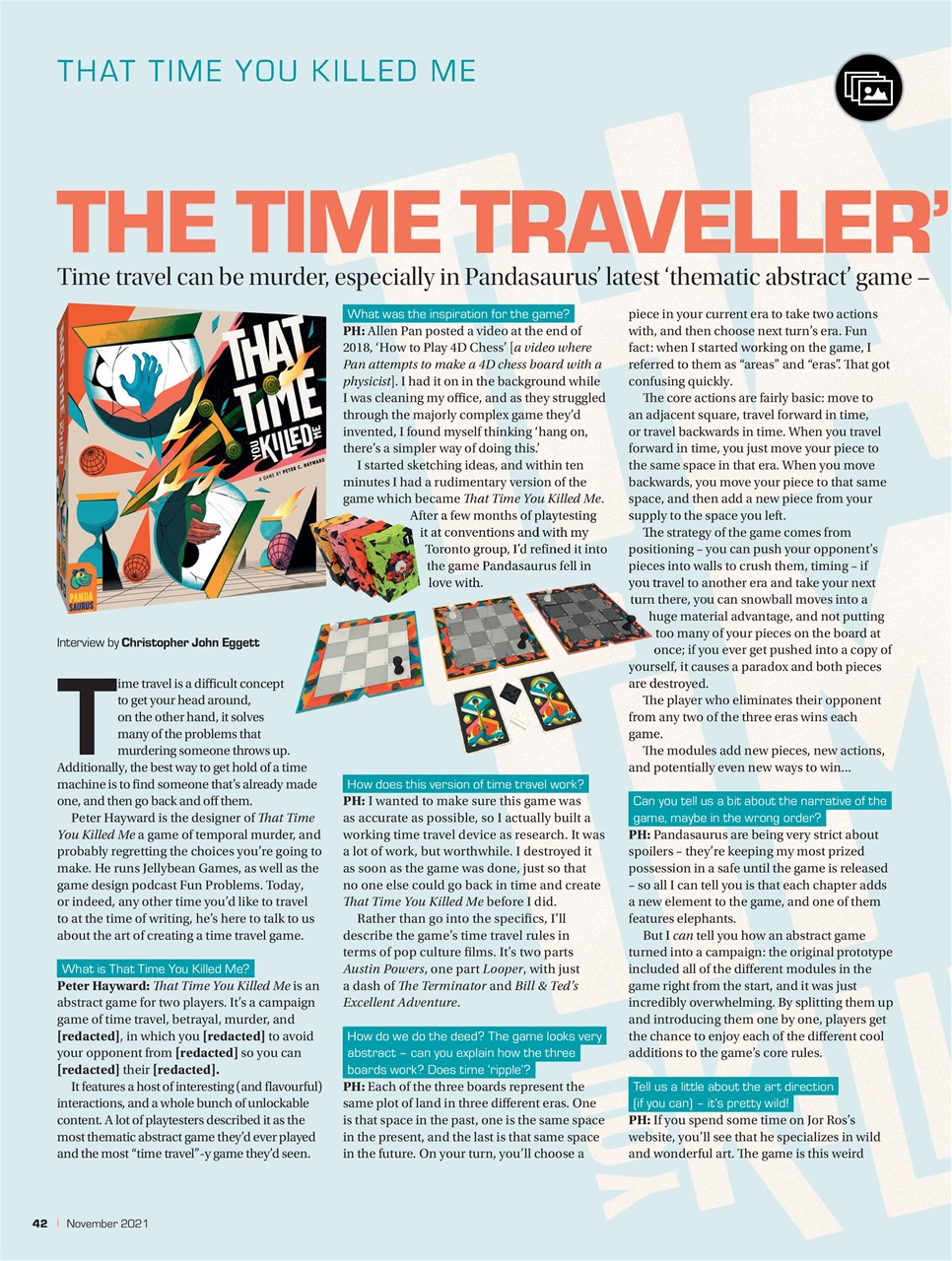 Tabletop Gaming Preview Pages
