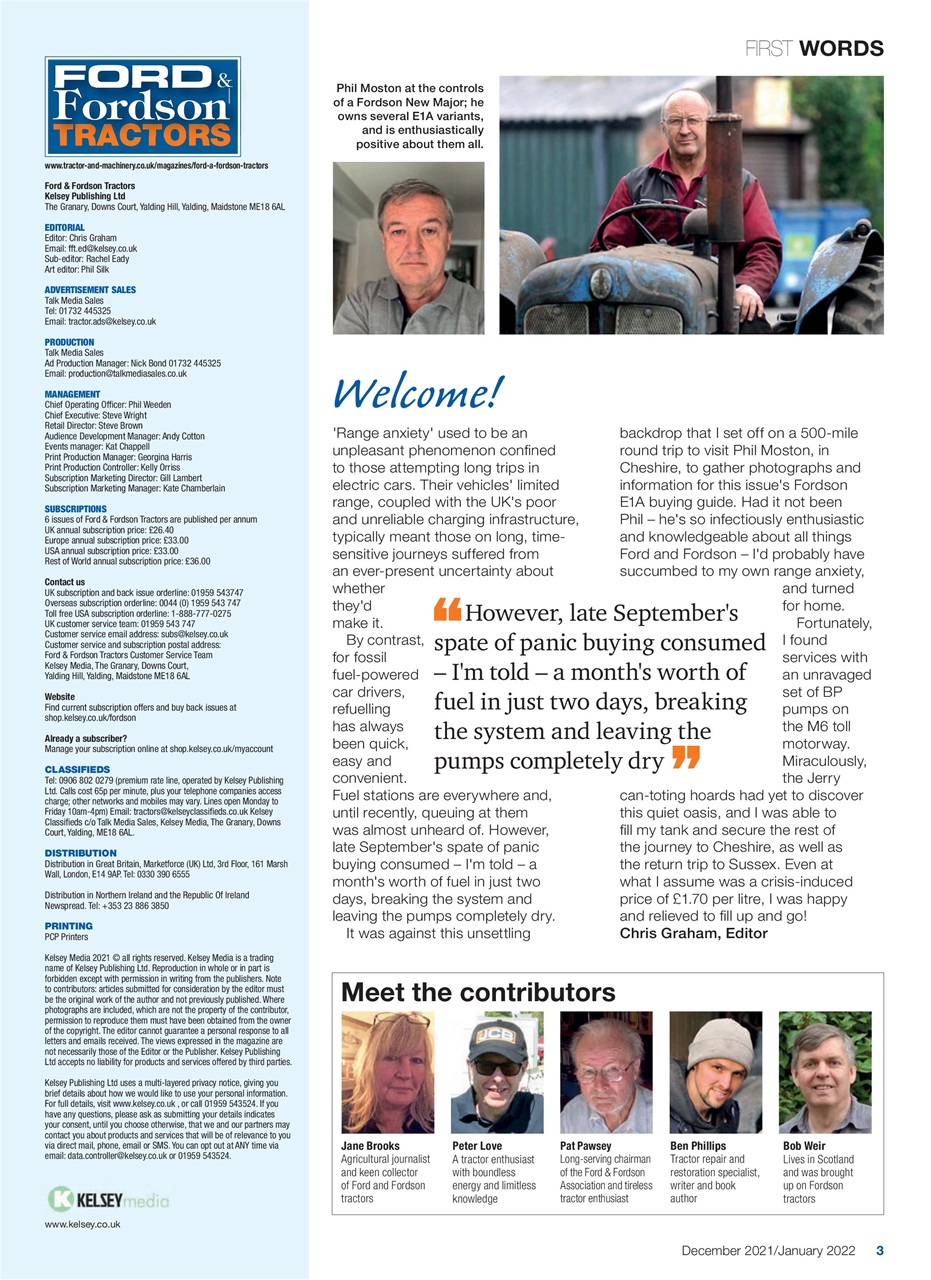 Ford & Fordson Preview Pages
