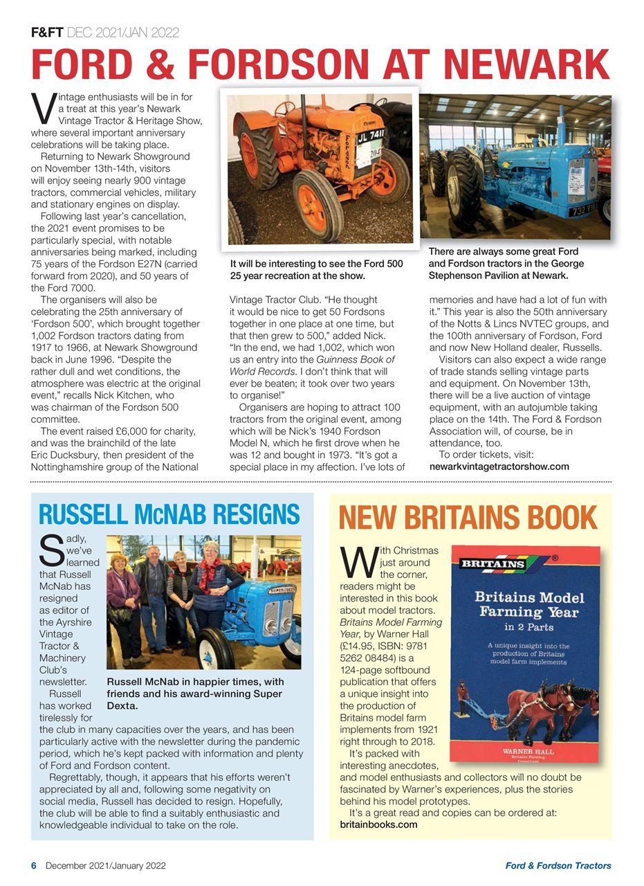 Ford & Fordson Preview Pages