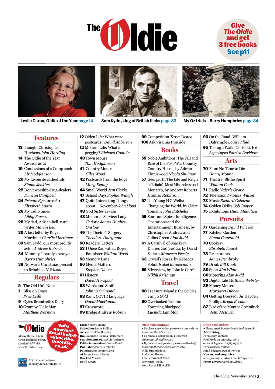 The Oldie Preview Pages